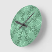 Verzierte Uhr der grünen Blattschleife (Winkel)