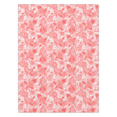 Verzierte Valentine Red on White Verziert Paisley Tischdecke (Vorderseite)