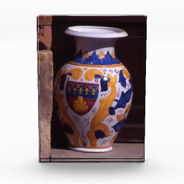 Verzierte Vase Gubbio Umbria Italien Poster Fotoblock