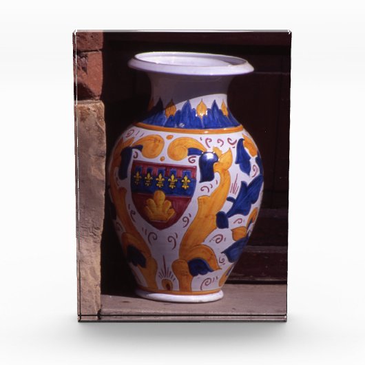 Verzierte Vase Gubbio Umbria Italien Poster Fotoblock (Vorderseite)