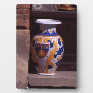 Verzierte Vase Gubbio Umbria Italien Poster Fotoplatte