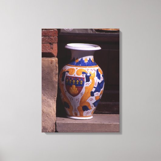 Verzierte Vase Gubbio Umbria Italien Poster Plaque Leinwanddruck (Vorderseite)