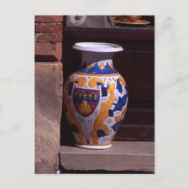 Verzierte Vase Gubbio Umbria Italien Poster Postkarte