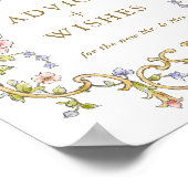 Verzierte Viktorianische Grace Blumenberater & Wün Poster (Ecke)