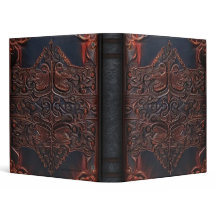Verzierte Vintage Dunkelleder Gothic