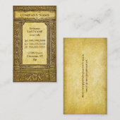 Verzierte Vintage Grenze Visitenkarte (Vorne/Hinten)