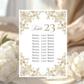 Verzierte Vintage Rahmen-Bohemisch-Sitzkarte Einladung