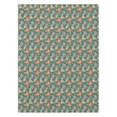 Verzierte Weihnachtsschmuck von Juwelen auf Kiefer Tischdecke (Vorderseite)