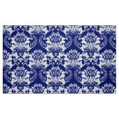 Verzierte, weiße Damasken Stoff (Fat Quarter (45,7 x 55,9 cm))