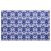 Verzierte, weiße Damasken Stoff (Yard (91,4 cm))