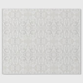 Verzierte weiße Spitze Geschenkpapier (Flach)