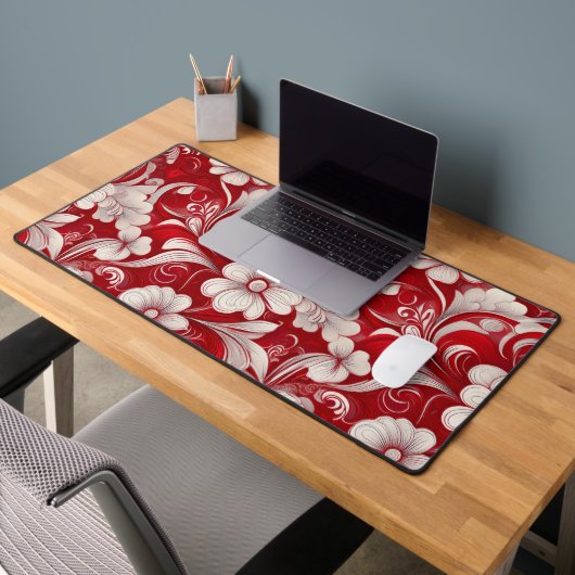 VERZIERTE WIRBLE VALENTINE LIEBE BLUME SCHREIBTISCHUNTERLAGE (Büro 2)