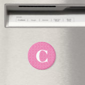 Verzierte zeitgenössische Monogramm - Buchstabe C Magnet (In Situ (Geschirrspüler))