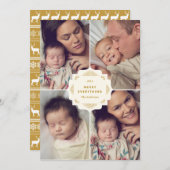 VERZIERTE ZUSAMMENARBEIT | FERIENFOTOKARTE FEIERTAGSKARTE (Vorne/Hinten)