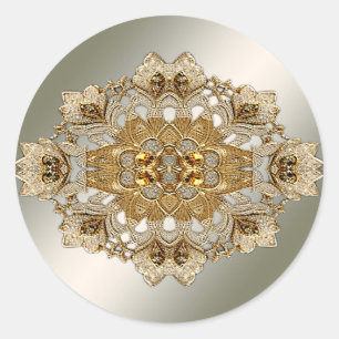 Verzierter Aufkleber