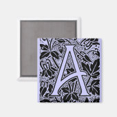 Verzierter Buchstabe "A" Magnet (Vorderseite/Rückseite)