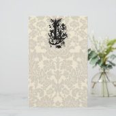 Verzierter Buchstabe "L" Briefpapier (Stehend Vorderseite)