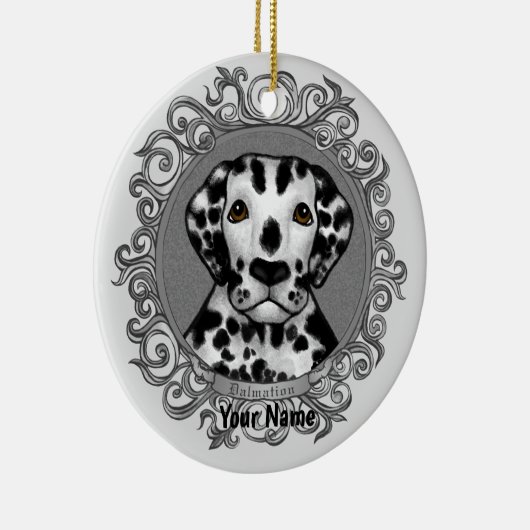 Verzierter Dalmatiner Keramik Ornament (Rechts)