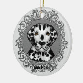 Verzierter Dalmatiner Keramik Ornament (Links)