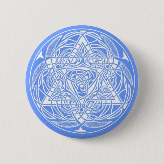Verzierter David-Star Button (Vorderseite)