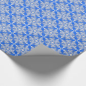 Verzierter David-Star Geschenkpapier (Ecke)