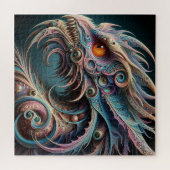 Verzierter Drache Puzzle (Horizontal)