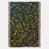 verzierter Elefant Decke (Vorderseite Vertikal)