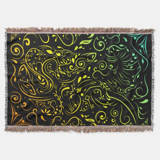 verzierter Elefant Decke (Vorderseite)