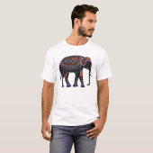 Verzierter Elefant T-Shirt (Vorne ganz)