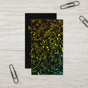 verzierter Elefant Visitenkarte