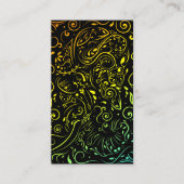 verzierter Elefant Visitenkarte (Vorderseite)