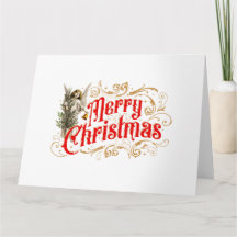 Verzierter Engel-Frohe Weihnachten-Retro