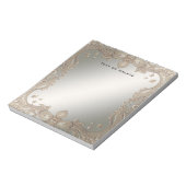 Verzierter Frame Notepad Notizblock (Rotiert)