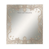 Verzierter Frame Notepad Notizblock (Vorderseite)