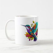 Verzierter Hummingvogel Kaffeetasse (Links)