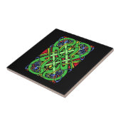 Verzierter irischer Keltenknochen Fliese (Seite)