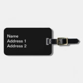 Verzierter irischer Keltenknochen Gepäckanhänger (Vorderseite horizontal)