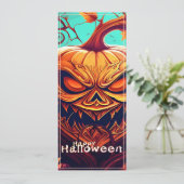 Verzierter Jack-o-Lantern verdrehter Zweig Hallowe (Stehend Vorderseite)
