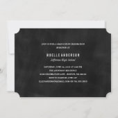 Verzierter Kopfbrett | Abschluss Einladung (Rückseite)