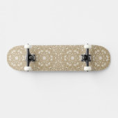 Verzierter mit Blumenhintergrund Skateboard (Horizontal)
