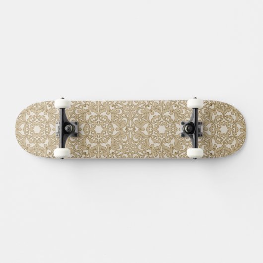 Verzierter mit Blumenhintergrund Skateboard (Horizontal)