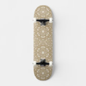 Verzierter mit Blumenhintergrund Skateboard (Vorderseite)