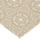 Verzierter mit Blumenhintergrund Tischdecke (Schrägansicht)