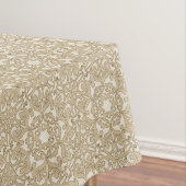 Verzierter mit Blumenhintergrund Tischdecke (Beispiel)