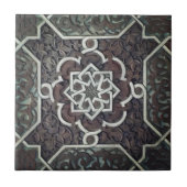 Verzierter Mosaik-Entwurf Alhambras Fliese (Vorderseite)