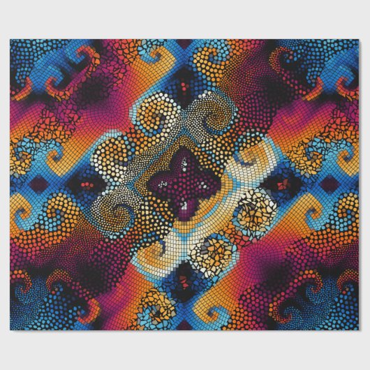 Verzierter nahtloser Texturhintergrund. Diagonale Geschenkpapier (Flach)