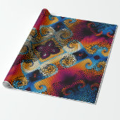 Verzierter nahtloser Texturhintergrund. Diagonale Geschenkpapier (Ungerollt)