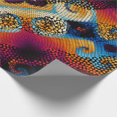 Verzierter nahtloser Texturhintergrund. Diagonale Geschenkpapier (Ecke)