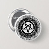 Verzierter Pentagram Button (Vorne & Hinten)