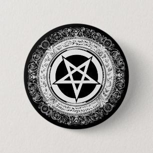 Verzierter Pentagram Button